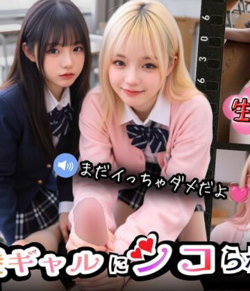 Angelsgarden【制服】❤【実写系Hゲーム】好きな娘の前で金髪ギャルにシコられる！射精限界おち●ぽ焦らし我慢-評価5.00